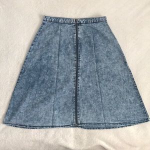 Midi Denim Skirt Forever 21